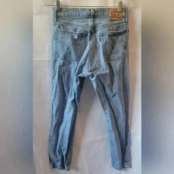 Levi's |501 Cropped Jean in Athens Break pc9-36200-0187 W27xW26 - Picture 8 of 13